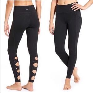 Athleta Hi Rise Chaturanga Criss Cross Leggings